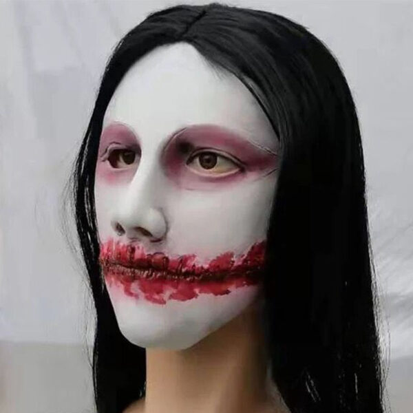 Horror Mask Scary Headgear Ghost Festival Funny - Mixed