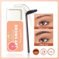 Iron Box Portable Three-dimensional Light Eyebrow - Mixed