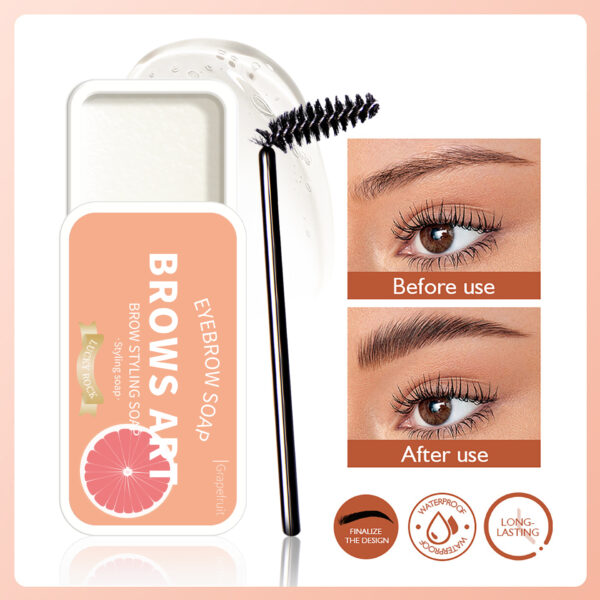 Iron Box Portable Three-dimensional Light Eyebrow - Mixed