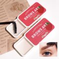 Iron Box Portable Three-dimensional Light Eyebrow - Mixed
