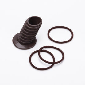 Korean Ponytail Fluffy Hair Tie High Ponytail - Plastic.