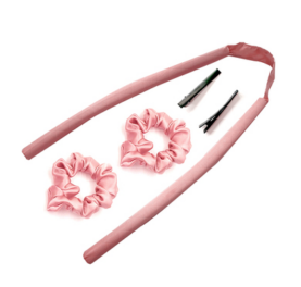 Lazy Curly Hair Lightweight Non-injury Rubber - Black