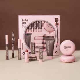 Lipstick Powder Beauty Gift Set - Mixed