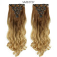 Long Curly Hair High Temperature Silk Curtain - Mixed