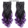 Long Curly Hair High Temperature Silk Curtain - Mixed