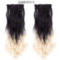 Long Curly Hair High Temperature Silk Curtain - Mixed