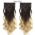 Long Curly Hair High Temperature Silk Curtain - Mixed