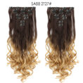 Long Curly Hair High Temperature Silk Curtain - Mixed