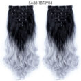 Long Curly Hair High Temperature Silk Curtain - Mixed