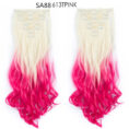 Long Curly Hair High Temperature Silk Curtain - Mixed