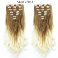 Long Curly Hair High Temperature Silk Curtain - Mixed