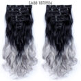 Long Curly Hair High Temperature Silk Curtain - Mixed