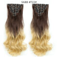 Long Curly Hair High Temperature Silk Curtain - Mixed