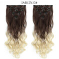 Long Curly Hair High Temperature Silk Curtain - Mixed