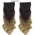 Long Curly Hair High Temperature Silk Curtain - Mixed