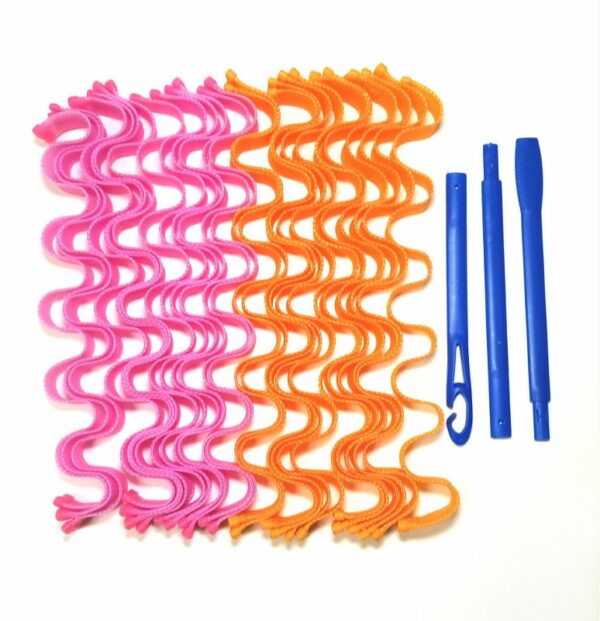 Magic Manual Curling Iron Without Hurting Hair - Orange