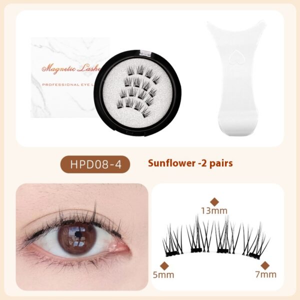 Magnetic False Eyelashes Quantum Magnet 3d - Mink-Shaped