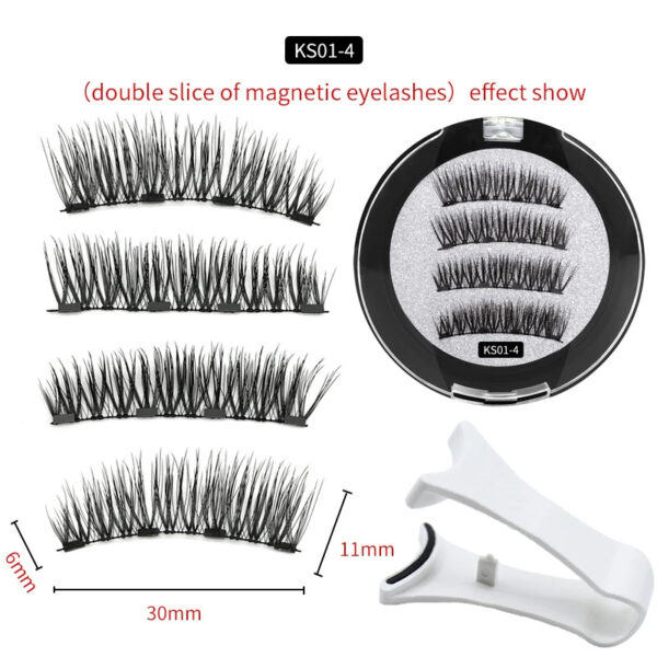 Magnetic False Eyelashes Quantum Magnet 3d - Mink-Shaped