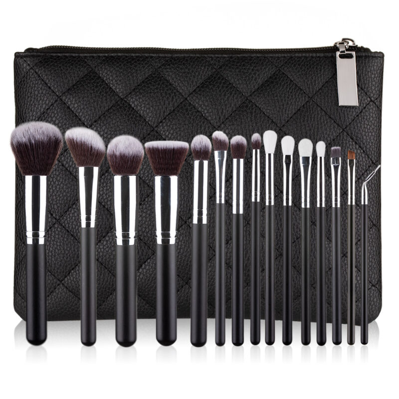 Makeup Brush Set Full Set Of Makeup Tools - Wood.