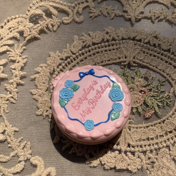 Makeup Mirror with Folding Massage Hair Brush - Small