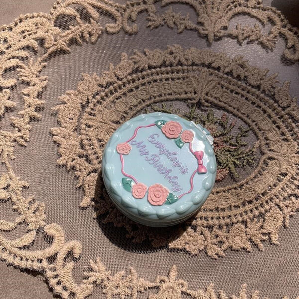 Makeup Mirror with Folding Massage Hair Brush - Small