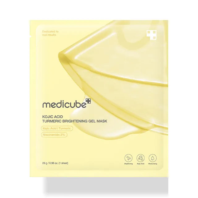 Medicube Kojic Acid Turmeric Brightening Gel Mask - 4ea