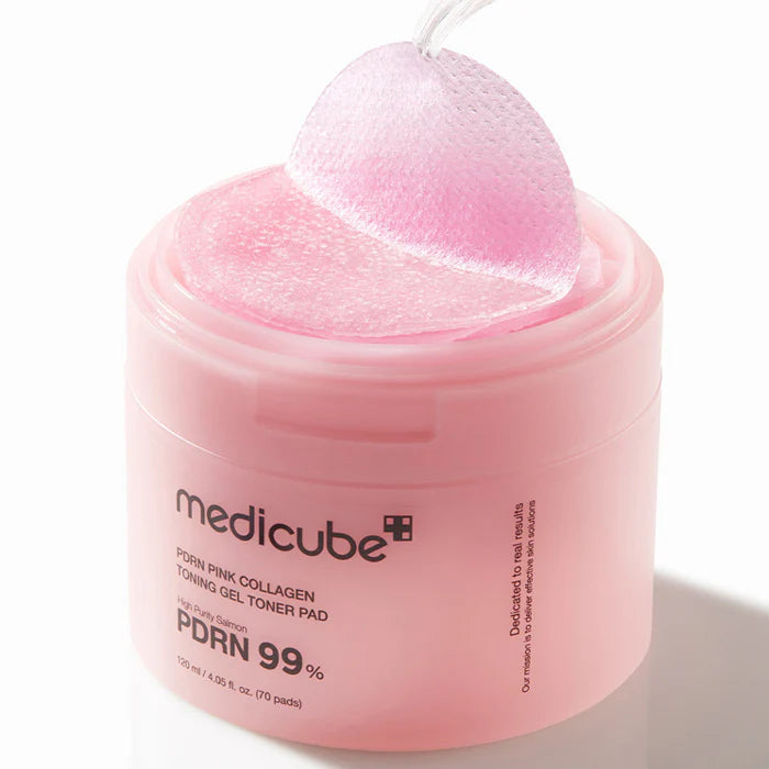 Medicube Pdrn Pink Collagen Toning Gel Toner Pad 70pads
