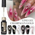 Metal-Painted-Cable-Gel-Nail-Polish-Nail-Art-Mixed-29