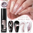 Metal Painted Cable Gel Nail Polish Nail Art - Mixed