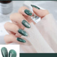 Milk-Tea-Crystal-Stone-Cat-Eye-Nail-Polish-Mixed-100