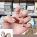 Milk-Tea-Crystal-Stone-Cat-Eye-Nail-Polish-Mixed-77