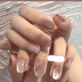 Milk-Tea-Crystal-Stone-Cat-Eye-Nail-Polish-Mixed-78