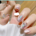 Milk-Tea-Crystal-Stone-Cat-Eye-Nail-Polish-Mixed-92