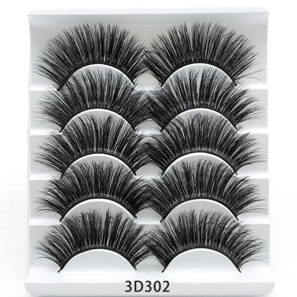 Mink False Eyelashes 3D False Eyelashes Five - Mixed