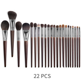 Natural Makeup Brushes Set Eyeshadow Make Up - Mixed