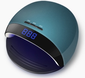 New Style Lcd Display Nail Lamp 120W Quick-Drying - White