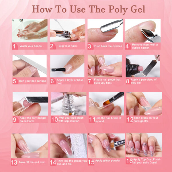 Poly-Gel-Nail-Kit-Poly-Nail-Gel-Kit-With-Uv-Lamp-Mixed-12