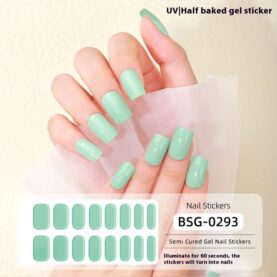 Pure Color Uv Gel Nail Sticker Semi-curing Gel - 0.01G