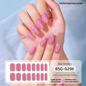 Pure Color Uv Gel Nail Sticker Semi-curing Gel - 0.01G