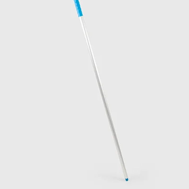 Replacement Threaded Aluminium Handle Blue Handgrip 1200mm -