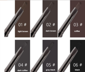 Rotating Makeup Eyebrow Pencil - Mixed