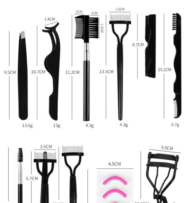 Semi-arc-Steel-Tooth-Brow-Groomer-Eyelash-Curler-Mixed-20 Semi-arc-Steel-Tooth-Brow-Groomer-Eyelash-Curler-Mixed-20