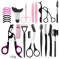 Semi-arc Steel Tooth Brow Groomer Eyelash Curler - Mixed