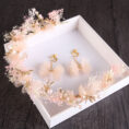 Silk Yarn Gypsophila Bridal Headgear - Mixed