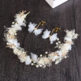 Silk Yarn Gypsophila Bridal Headgear - Mixed