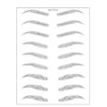 Simple Thick Eyebrows Ecological Eyebrow Stickers - Mixed