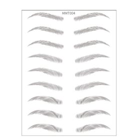 Simple Thick Eyebrows Ecological Eyebrow Stickers - Mixed