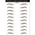 Simple Thick Eyebrows Ecological Eyebrow Stickers - Mixed