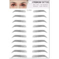 Simple Thick Eyebrows Ecological Eyebrow Stickers - Mixed