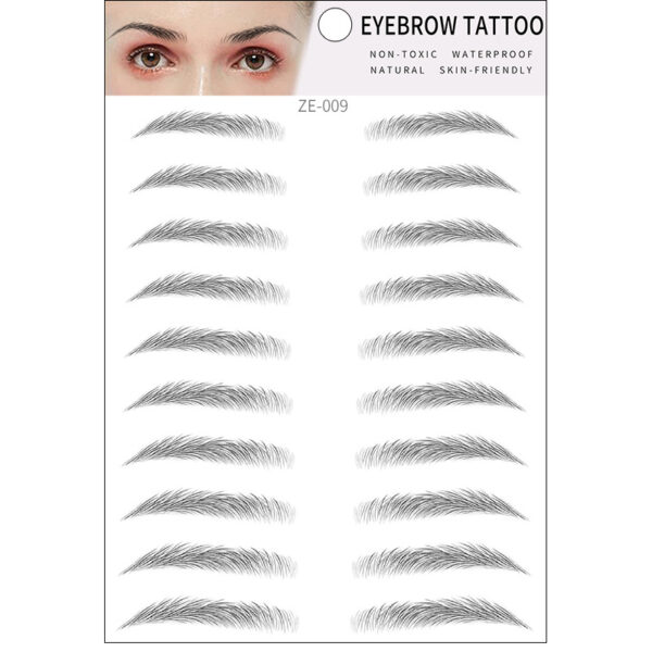 Simple Thick Eyebrows Ecological Eyebrow Stickers - Mixed